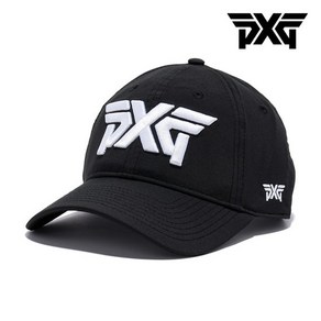 PXG 경량 스트럭쳐드 로우 크라운 스냅백 골프 캡모자 블랙