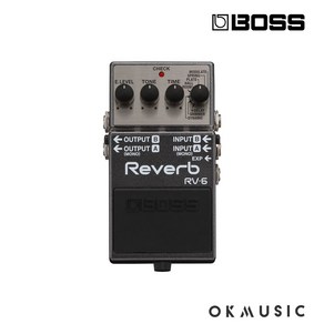 Boss RV-6 Reveb (리버브) 기타 이펙터, 1개