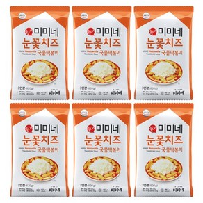 [미미네] 눈꽃치즈 국물떡볶이 620g x 6봉 (총18인분), 6개