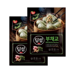 동원 부채교 1.2kg x 2봉 딤섬 만두 프리미엄 간편조리 아이들 간식, 1개, 2.4kg