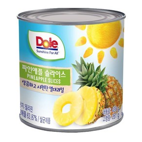 동원 Dole 파인애플 슬라이스, 439g, 4개