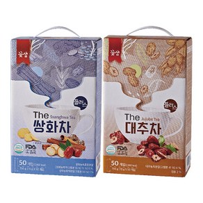 꽃샘 쌍화차 + 꽃샘 대추차, 50개입, 750g, 1개