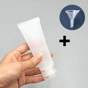 일상채움 원터치 캡 튜브 공병 여행 화장품 소분 샘플, 50ml, 10개