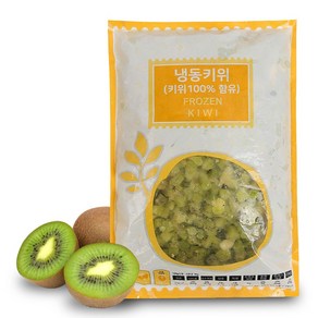 푸드야식품 냉동 키위 다이스 10kg, 1kg x 10봉 + 드라이아이스 4개, 1개