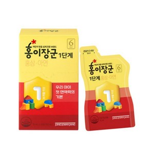 정관장 홍이장군 1단계 키즈 어린이 홍삼 15ml 30포, 1개