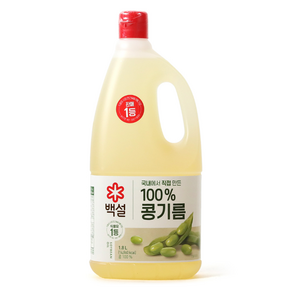 백설 100%콩기름 10개구성(한박스), 1.8L, 1박스