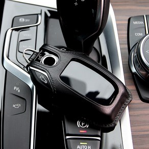 [차그램] BMW 호환 7시리즈 G11 G12 730d 740d 740Li 디스플레이키 가죽케이스, D2 타입, 와인