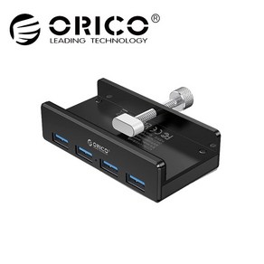 [ORICO] 오리코 MH4PU (블랙) (USB허브/4포트) ▶ [무전원/USB3.0] ◀, 블랙, 1개