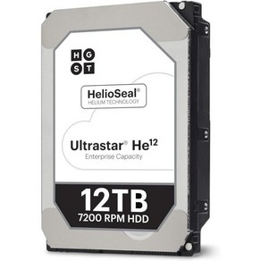 하드디스크 내장하드 HDD HGST 울트라스타 He12  HUH721212ALE600 12TB 7.2K RPM SATA6Gb/s 3.5 256MB 캐시 하드 디스크 드라이브, 1개