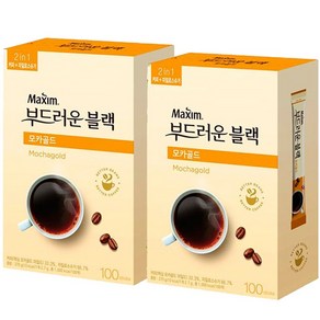 동서 맥심 부드러운 블랙 모카골드 100T x 2개+사은품랜덤(ID당1개)