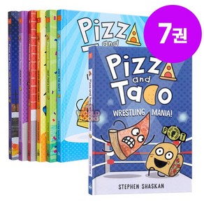 [동네서점] 국내 당일발송 Pizza and Taco Gaphics Novel 피자 앤 타코 그래픽 노블 세트 영어원서 음원제공, 피자 앤 타코 세트