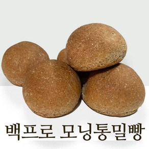 아침에 좋은빵 모닝빵 통밀빵 통밀100%, 1개