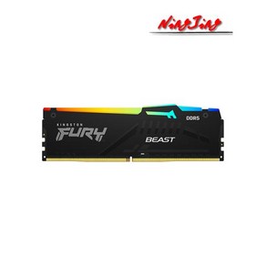 Kingston FURY Beast 데스크탑 AMD CPU 마더보드 메모리 RAM DDR5 RGB EXPO 16GB 32GB 5200 5600 6000 MHz, [02] 16G 5600MHz, 02 16G 5600MHz, 1개