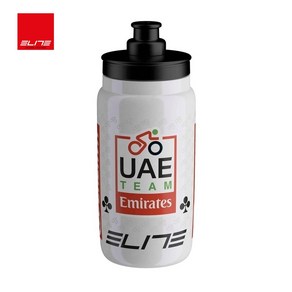 엘리트 플라이 팀 자전거 물통 550ml 2024년 뉴 디자인, UAE TEAM EMIRATES, 1개