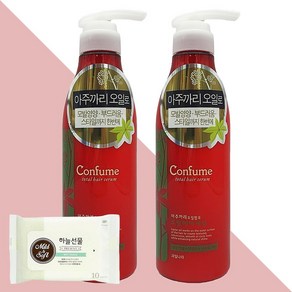 과일나라 컨퓸 토탈 헤어세럼 500g 2개(+하늘선물 물티슈 10매), 2개