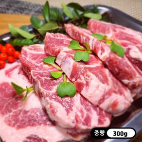 이베리코 부위별 골라담기(꽃목살300g 갈비살300g 듀록삼겹살300g), 꽃목살(300g), 1개