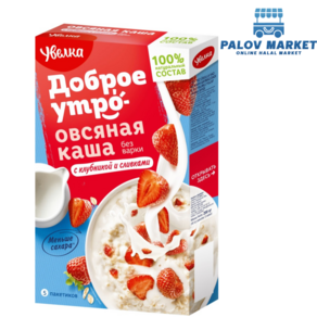 UVELKA STRAWBERRY OATMEAL 우벨카 딸기 오트밀, 200g, 1개