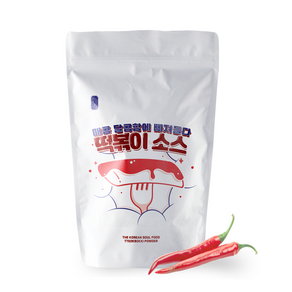 경동시장 떡볶이 분말 매운맛 500g 가루 소스 핵 매운맛 4단계