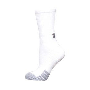 언더아머 양말 1346751-100 UNISEX UA HEATGEAR CREW HIGH SOCKS, MD