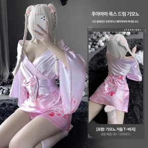 일본기모노 여성 여름 유카타 전통의상 가운 잠옷