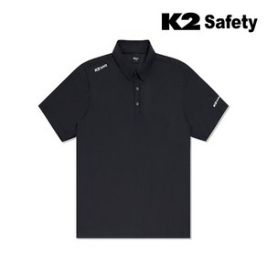 K2 여름용 카라 반팔티셔츠 TS-2202 블랙, 1세트, BLACK(블랙)