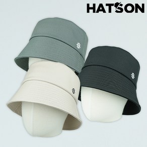 [햇츠온]H3-2350 HatsON 브랜드 여성 남성 사계절 무지 벙거지 버킷햇 챙 햇 패션 모자 면 AA