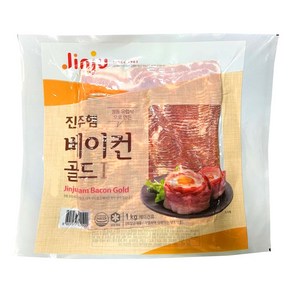 진주햄 베이컨 골드 정품 1kg /냉동 슬라이스 대용량 업소 볶음밥 삼겹살