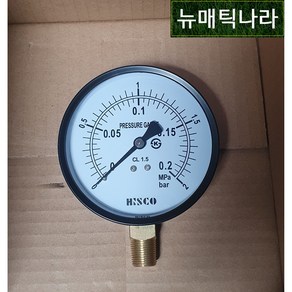 [ HISCO ] GPA100X03 ( A형 공압 압력 게이지 100파이 0.3MPa 3KG 3ba PT 3/8 / 131P HSI 히스코 압력계 HSI 협성계기 ), 1개