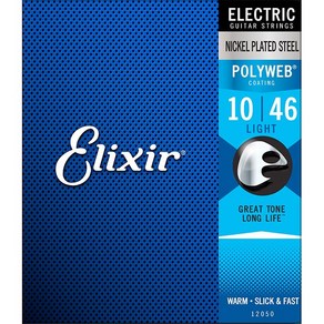 공식수입제품<b>Elixi - POLYWEB Electic Light / 폴리웹 일렉기타 스트링 010-046 (12050), *, *, Elixi Electic POLYWEB Light (010-046) 12050 엘릭서 폴리웹 일렉기타줄