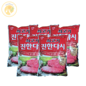 CJ프레시웨이 이츠웰 쇠고기 진한다시, 2kg, 5개