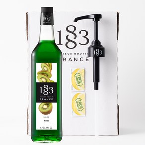 1883 키위 시럽 1000ml+1883 시럽펌프(트루시트러스 사은품)