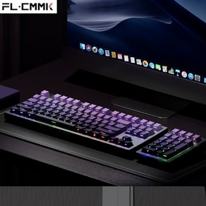 [ XC샵 ] FL ESPORTS MK870 PRO 무선 기계식 케이밍 키보드 하우징 객제화 구조 87키 RGB 램프 전키핫스왑DIY, MK870 PRO-하우징