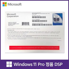 마이크로소프트 윈도우11프로 [Windows11 Pro ] 처음사용자용, windows 11 pro