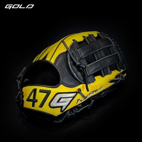 GOLD 골드 유니크 외야글러브 나성범 야구글러브 레플리카 GBG PRO-068 자수, 좌투 (무자수), 1개