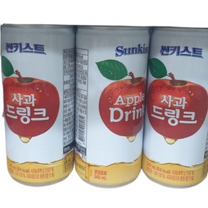 해태음료 썬키스트 사과 드링크, 240ml, 60개