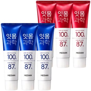 메디안 잇몸과학 치약 120g 리뉴얼(스트롱민트3입 + 클린민트3입), 6개