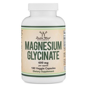 더블우드 Magnesium Glycinate 400mg 베지 캡슐, 180정, 1개