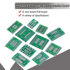 1.27MM SOP8 SOP10 SOP14 SOP16 20 24 28 56 턴 DIP/SMD to DIP IC 어댑터 소켓 TSSOP SOIC SSOP 보드 컨버터 플레이트 0.6, [06] SOP24 10pcs, 1개