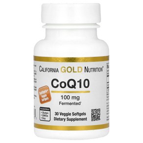 California Gold Nutrition CoQ10 100mg 베지 소프트젤 30정