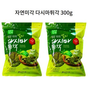 [대국식품 본사직송] 자연미각 돌자반 튀각 부각 모음, 300g, 2개