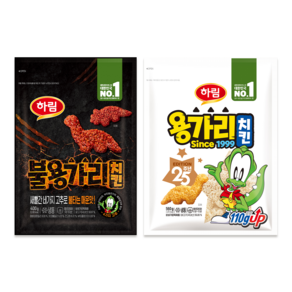 하림 불용가리치킨 400g + 용가리치킨 560g + (증정)머스타드 100g, 1개