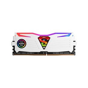 게일 DDR4 8GB PC4-25600 CL22 SUPER LUCE RGB Sync 램 데스크탑용 GLWS48GB3200C225C 화이트, 1개