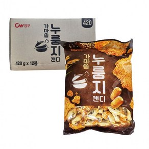 청우 누룽지맛캔디 420g 12개 1박스 사탕 캔디 간식 seo*4631kE