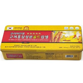 6년근 코리아진생 고려홍삼골드캡슐 820mg x 120Caps, 120정, 1개