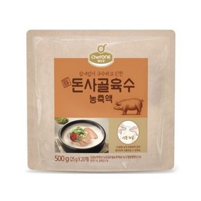 대상 쉐프원 돈사골육수 농축액, 500g, 1개