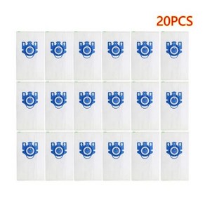 청소기 먼지 봉투 밀레 3D GN 컴플리트 C2 C3 S2 S5 S8 S5210 S5211 진공청소기, 20 Pcs, 20개