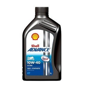 Shell 쉘 어드밴스 울트라 4T 10W 40 1리터 오토바이 엔진오일, 12개, 1L