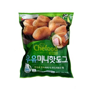 롯데 Chefood 우유미니핫도그, 500g, 3개