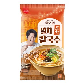 삼립 하이면 포차 멸치 칼국수 428g, 단품, 단품