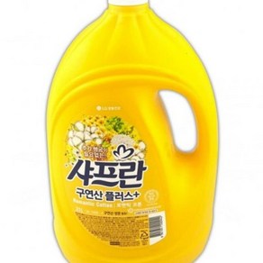 S51 섬유유연제 로맨틱 코튼향 D 3100ml 구연산플러스 샤 샤프란섬유, 1개